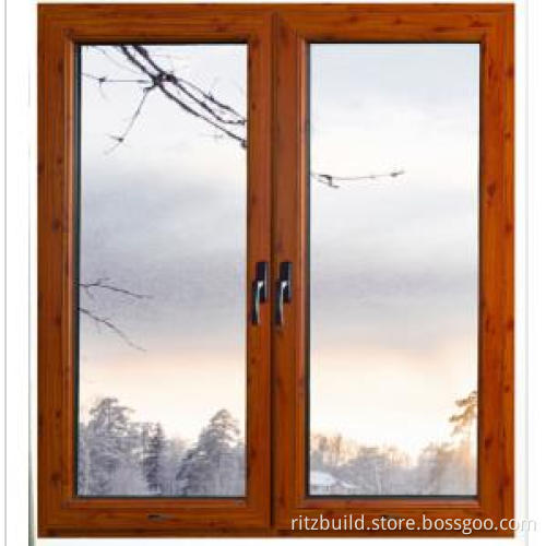 Double Thermal Break Swing Aluminium Glass Window Aluminium Casement Window